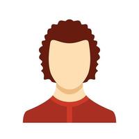 Man avatar icon vector flat