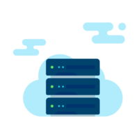 databank server gegevens opslagruimte technologie Aan wolk berekenen voor het dossier veiligheid png