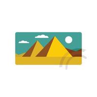 Envelope timbre icon, flat style vector