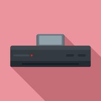 Video game console icon, flat style vector