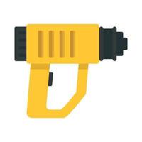 Impact drill icon, flat style vector