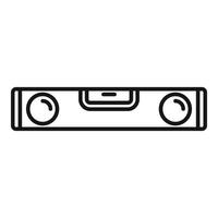 Construction level bar icon, outline style vector