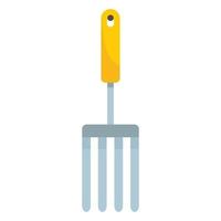 Hand rake icon, flat style vector