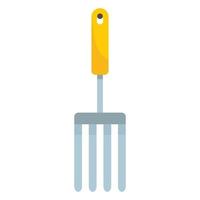 Hand rake icon, flat style vector