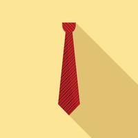 Tie icon, flat style vector