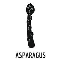 Asparagus icon, simple style. vector