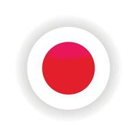 Japan icon circle vector