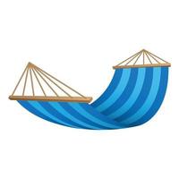 Hammock icon, realistic style vector