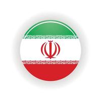 Iran icon circle vector