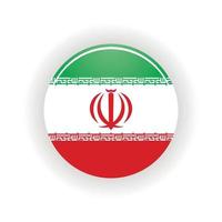 Iran icon circle vector