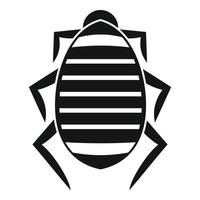 Mite icon, simple style vector