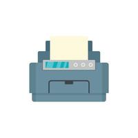 icono de impresora láser, estilo plano vector