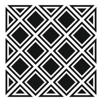 Paving path icon, simple style vector