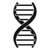 Dna formula icon, simple style vector