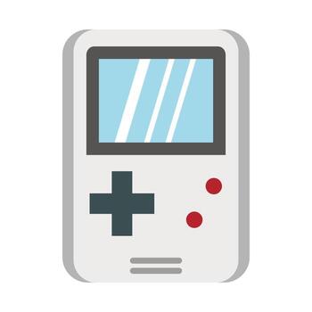 Tetris for games icon, flat style vector