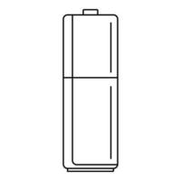 icono de batería de caja de vape, estilo de contorno vector
