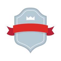 Badge best quality icon, flat style vector