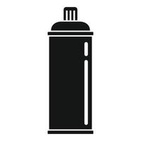 icono de botella de spray de gas, estilo simple vector