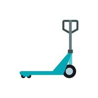 Hand truck icon, flat style vector