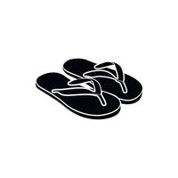 icono de zapatilla, estilo simple vector