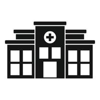 Mental disorder clinic icon, simple style vector