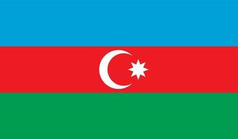 imagen de la bandera de azerbaiyán vector