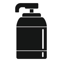 icono de dispensador de jabón, estilo simple vector