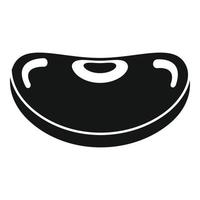 Seed kidney bean icon, simple style vector