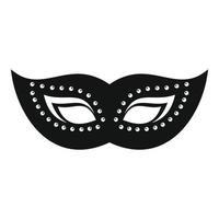 Elegant mask icon, simple style vector