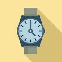 Hand watch repair icon, flat style vector