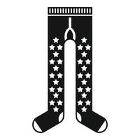 Tights icon, simple style vector