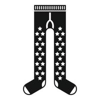 Tights icon, simple style vector