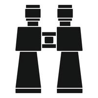 Binocular toy icon, simple style vector