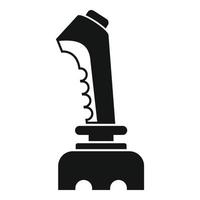 Gamification joystick icon, simple style vector