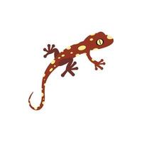icono de salamandra en estilo plano vector
