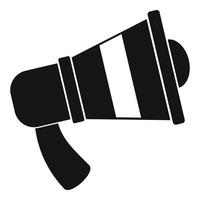 Megaphone icon, simple style vector