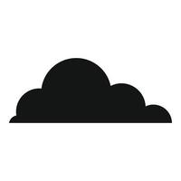 icono de cirrus cumulus, estilo simple. vector