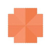 Highly detailed house building top view icon vector