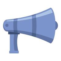 Portable megaphone icon, cartoon style vector