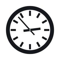 Watch icon, simple style vector