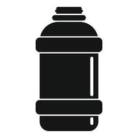 Plastic shaker icon, simple style vector