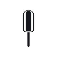 icono de helado, estilo simple vector