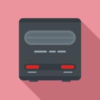 Old game console icon, flat style vector