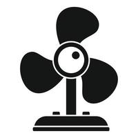 icono de ventilador de servicio de habitaciones, estilo simple vector