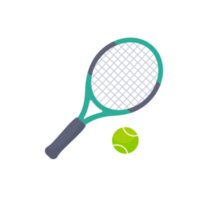 raquetes e bolas de tênis. equipamentos esportivos ao ar livre png