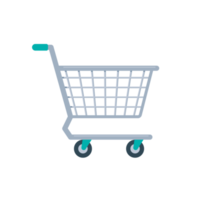 shopping carts in shopping malls for placing products for payment png