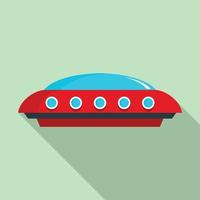 UFO icon, flat style vector