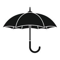 Man umbrella icon, simple style vector