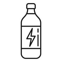 Tonic energy drink icon, outline style vector