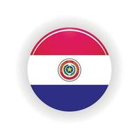 Paraguay icon circle vector